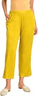 W for Woman Women's High Rise W Strechable Straight Pants | Trousers