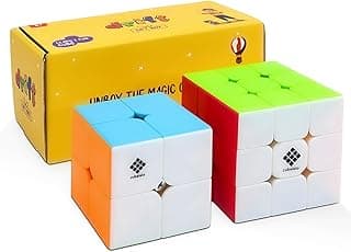 Cubelelo Drift 2x2 & 3x3 Cube Gift Box Combo | 2-in-1 Puzzle Toy Game Set for Children Kids & Adults Ages 4 5 6 & Above | Double the Challenge, Twice the Fun | Ultimate Value Saver Combo