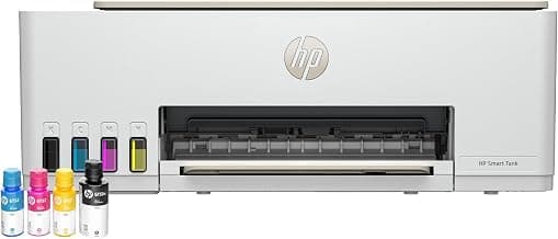 HP Smart Tank All in One 583 Multi-Function WiFi Color Ink Tank Printer (Borderless Printing) for Print/Copy/Scan with Up to 4000 Pages of Black or 6000 Pages of Color