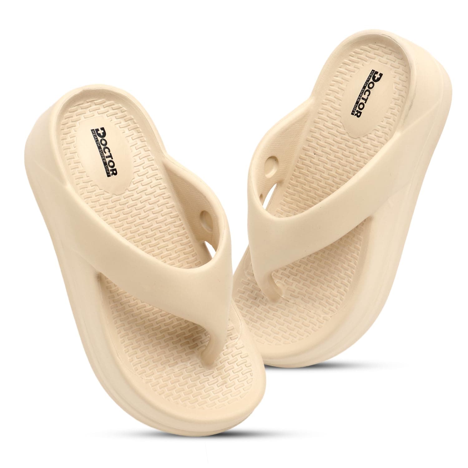 DOCTOR HEALTH SUPER SOFT Women's Hot Pink Flip-Flops Slippers | Flip-Flops | Women's & Girl's Slippers | Comfortable & Lightweight | Soft Foot Massager | All Day Wear Flip-Flops Slipper