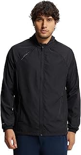 Jockey MV40 Men's Microfiber Fabric Water Resistant Convertible Active Wear Hoodie Jacket| Standard Length