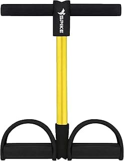 Spike Tummy Trimmer Yoga Pedal Puller for Home Gym Exercise - Resistance Band for Abs, Legs, Arms, Full Body Workout (Men & Women)