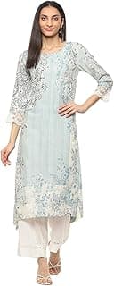 BIBA Women Viscose Straight Fit Kurta