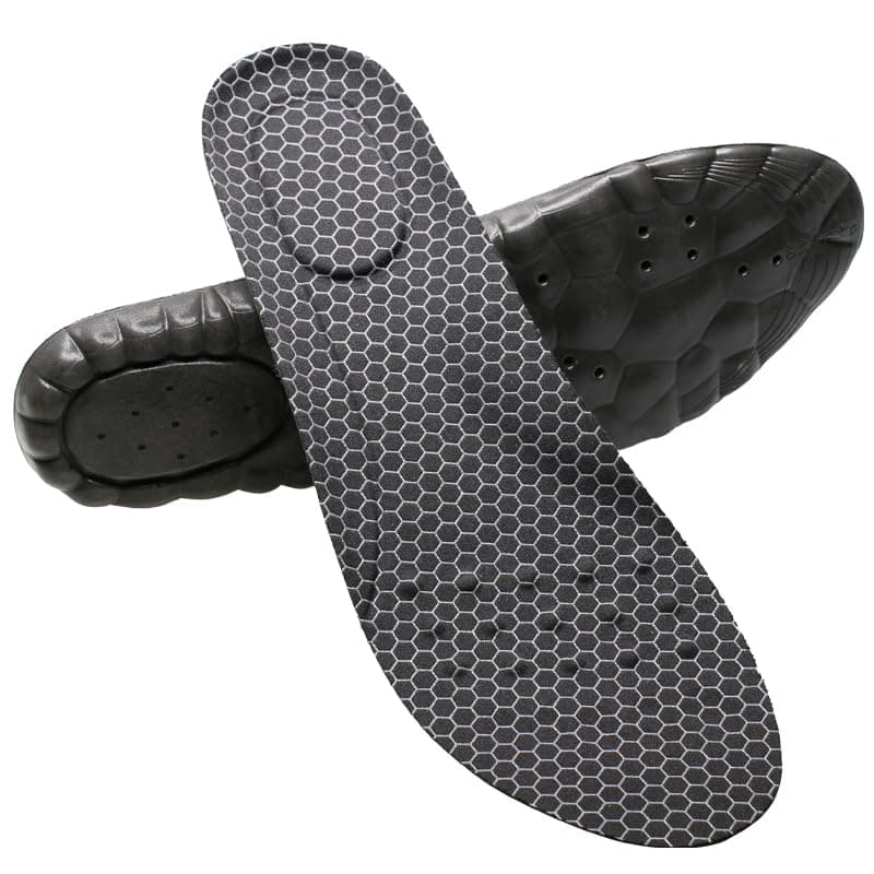 RENESMEE Memory Foam Arch Sports Insole, Anti-Fatigue Pain Relief Everyday Work Sports Running Comfort Shoe Inserts, Foam Cushion Replacement Insoles, Trim to Fit for Men & Women (UK/IND 7-11/EU41-46, 29 cm)