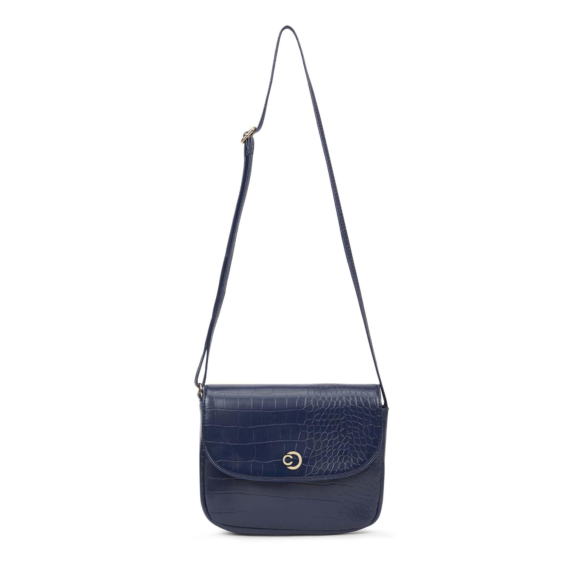 Caprese Frieda Small Sling Bag for Women with Adjustable Strap, Zipper & Magnetic Button Closure for Comfortable Wear | Versatile Handbag for Everyday Use, Travel, and Special Occasions