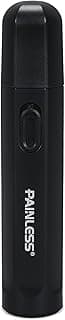 Painless 2025 2-in-1 Electric Nose & Ear Hair Trimmer – Stainless Steel Blades, Painless Grooming for Men & Women (AA BATTERY)