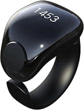 Tasbih Zikr Smart Ring, Adjustable Ring Finger Counter with Size (18/20/22mm),APP Support Digital Counter Prayer Reminder Rings, Waterproof 4 Digit Finger Counter zikr Ring for Muslims