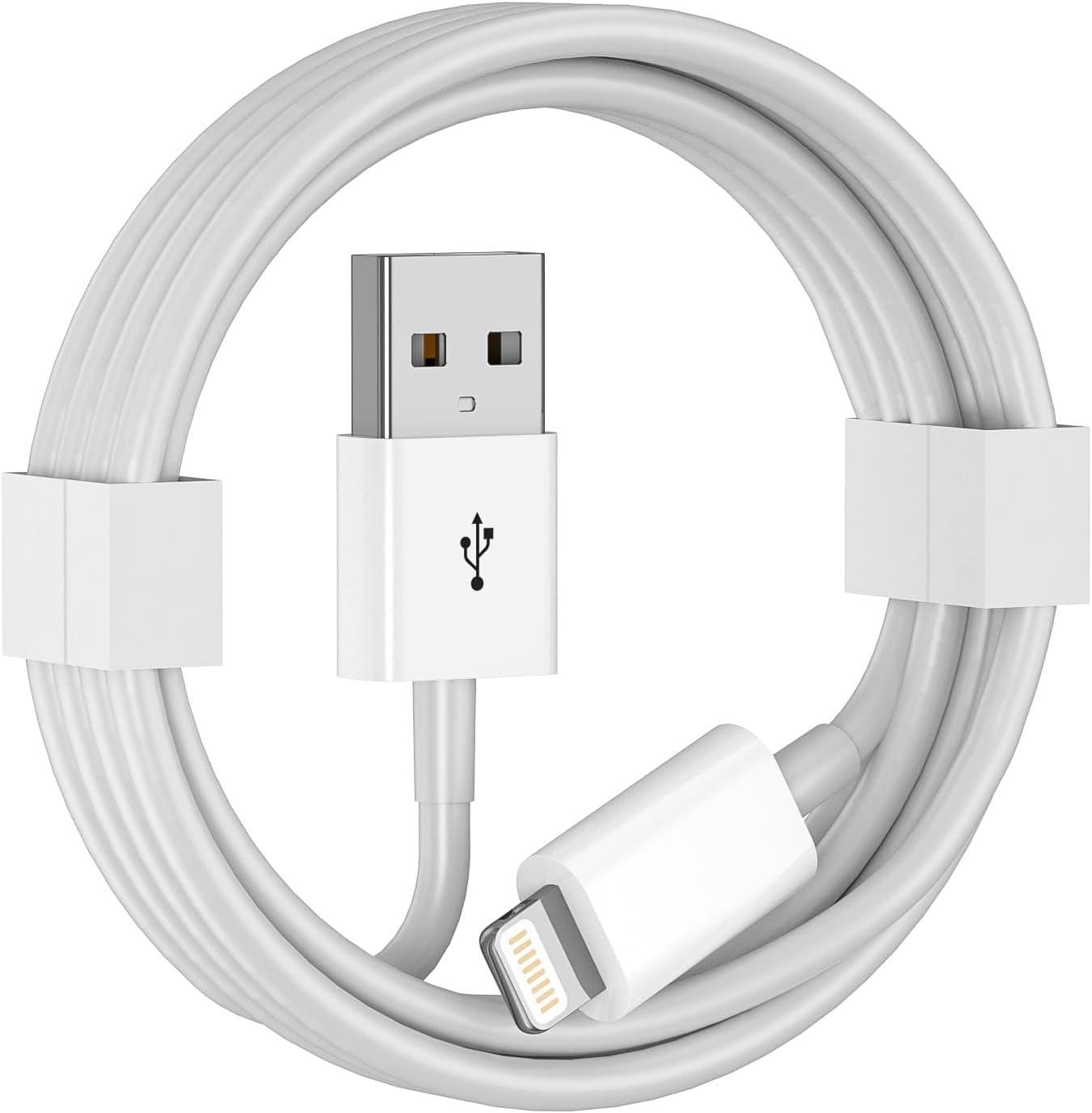 Voltua MFi Lightning Cable 27W Fast Charging Data Sync for iPhone iPad | Wide Compatibility — Works with iPhone 14, 13, 12, 11, Pro Max, XR, XS, SE, iPad