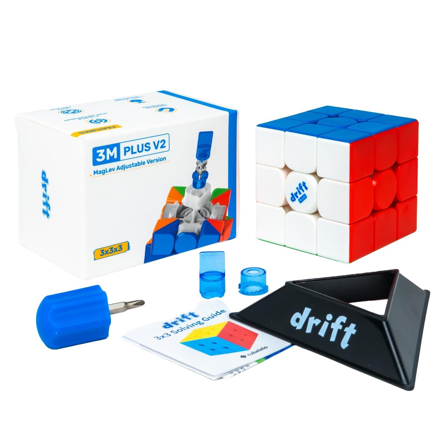 Cubelelo Drift 3M Plus v2 3x3 (MagLev) Magnetic Speedcube (New Version) | Cube for Kids Boys Girls Children Ages 4 5 6 7 8 & Above | Premium 3x3x3 for Speedcubing with Excellent Performance