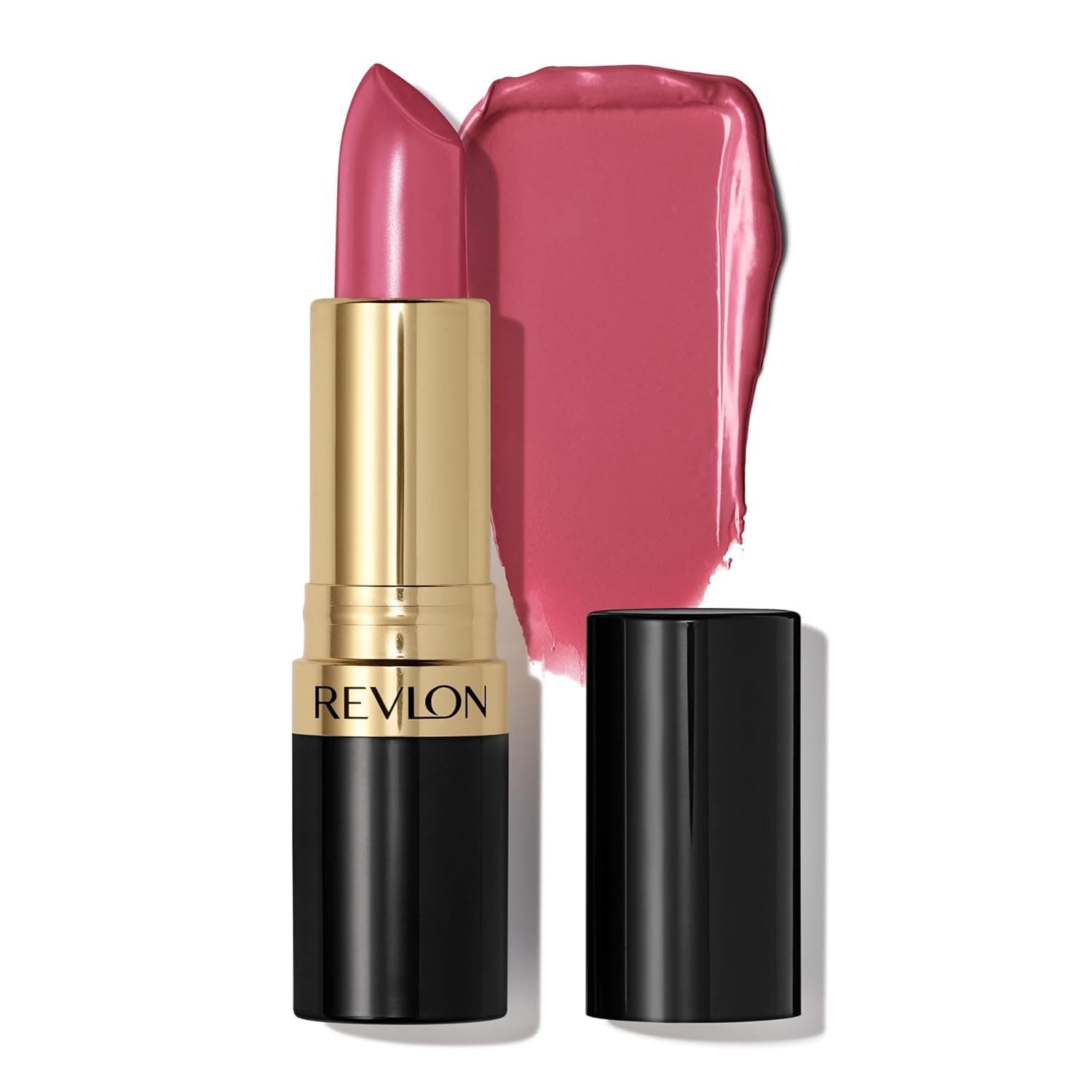 REVLON Super Lustrous Creme Lipstick, 80% Conditioning Ingredients, intance color, Waterproof, Long-Lasting, 100% Vegan Lipstick, Candied Rose (805), 4.25 gm