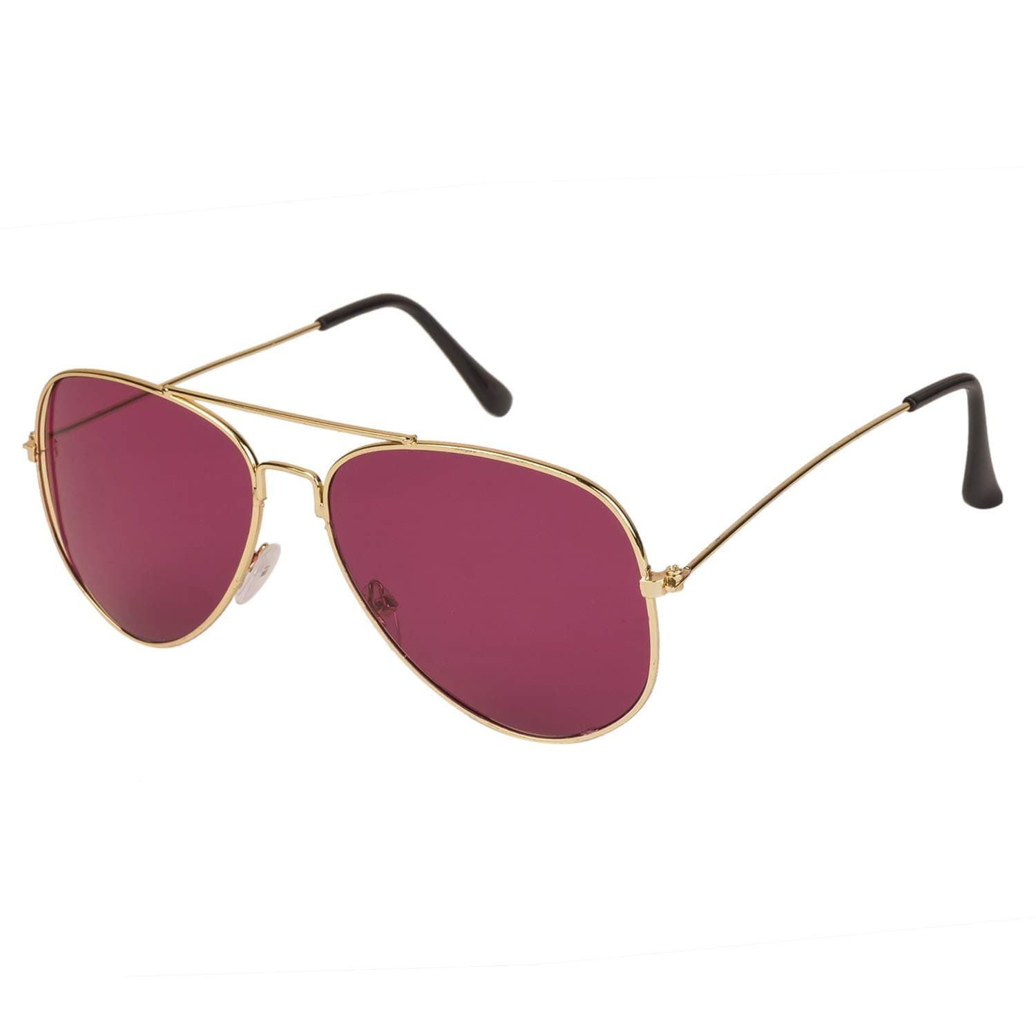 ARZONAI Classics Aviator Golden-purple UV Protection Sunglasses For Men & Women |MA-095-S20|