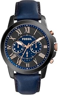 Fossil(フォッシル) Grant Chronograph Blue Dial Men's Watch FS5061