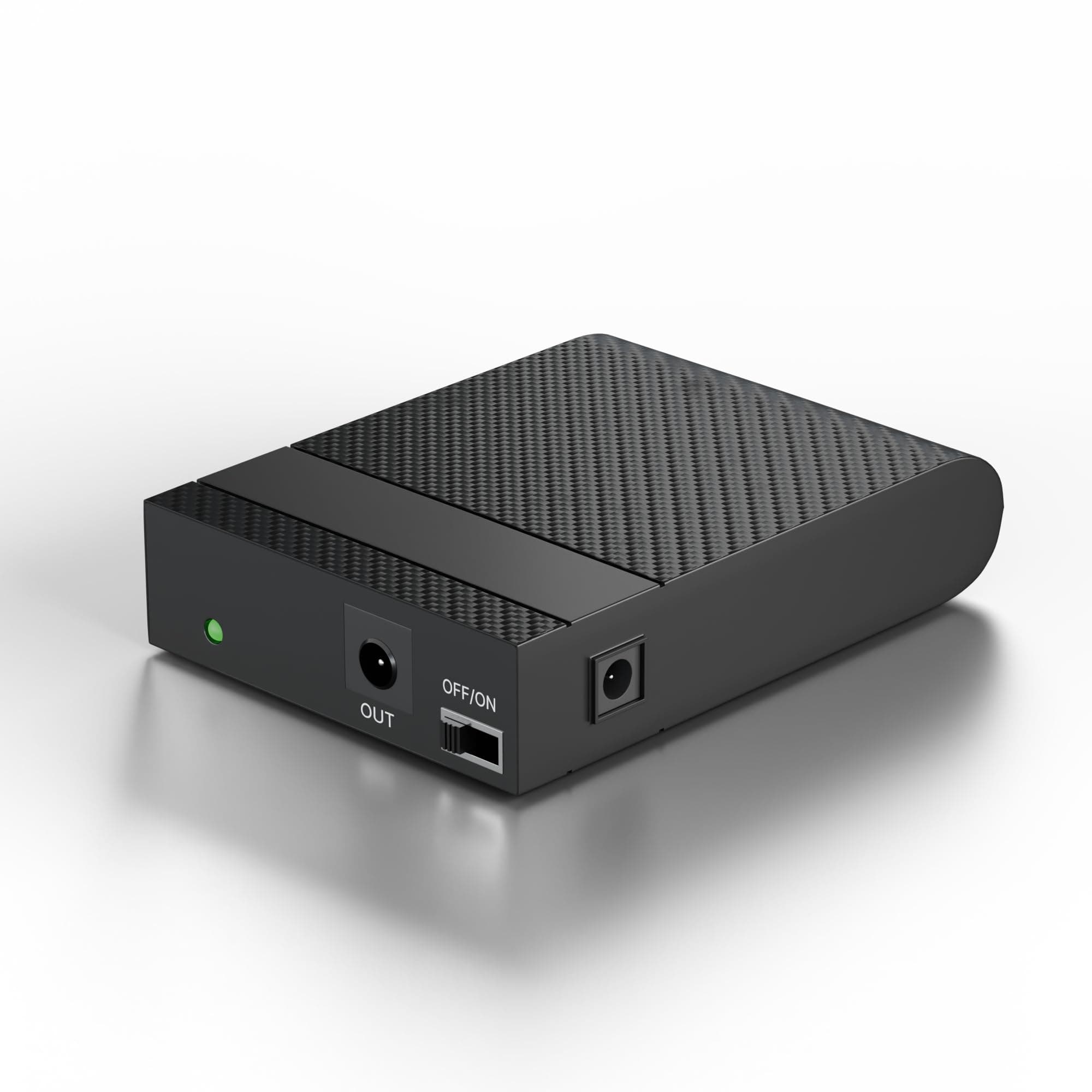 AILKIN Mini UPS for WiFi Router by DarkWoof– 4000mAh Battery Backup | Up to 8 Hours Power Backup | Smart Charging | Auto Switching | Compatible with 12V <2A Routers, Modems, FTTH, Set-Top Boxes