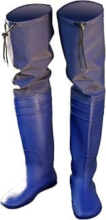 VIPFARMER VIPFARMER Women's Farmer Safety Shoes |Short Paddy Shoes|Rain Boots |Agriculture Shoes (Size-7) Blue