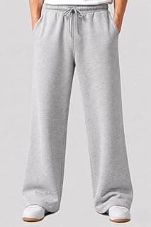 NAVII CLOTHING Pure Cotton Men's Baggy Lower | Lower for Man Loose Fit with Pockets & Elastic Waist I Baggy fit Lowers for Gym, Jogging & Casual Wear