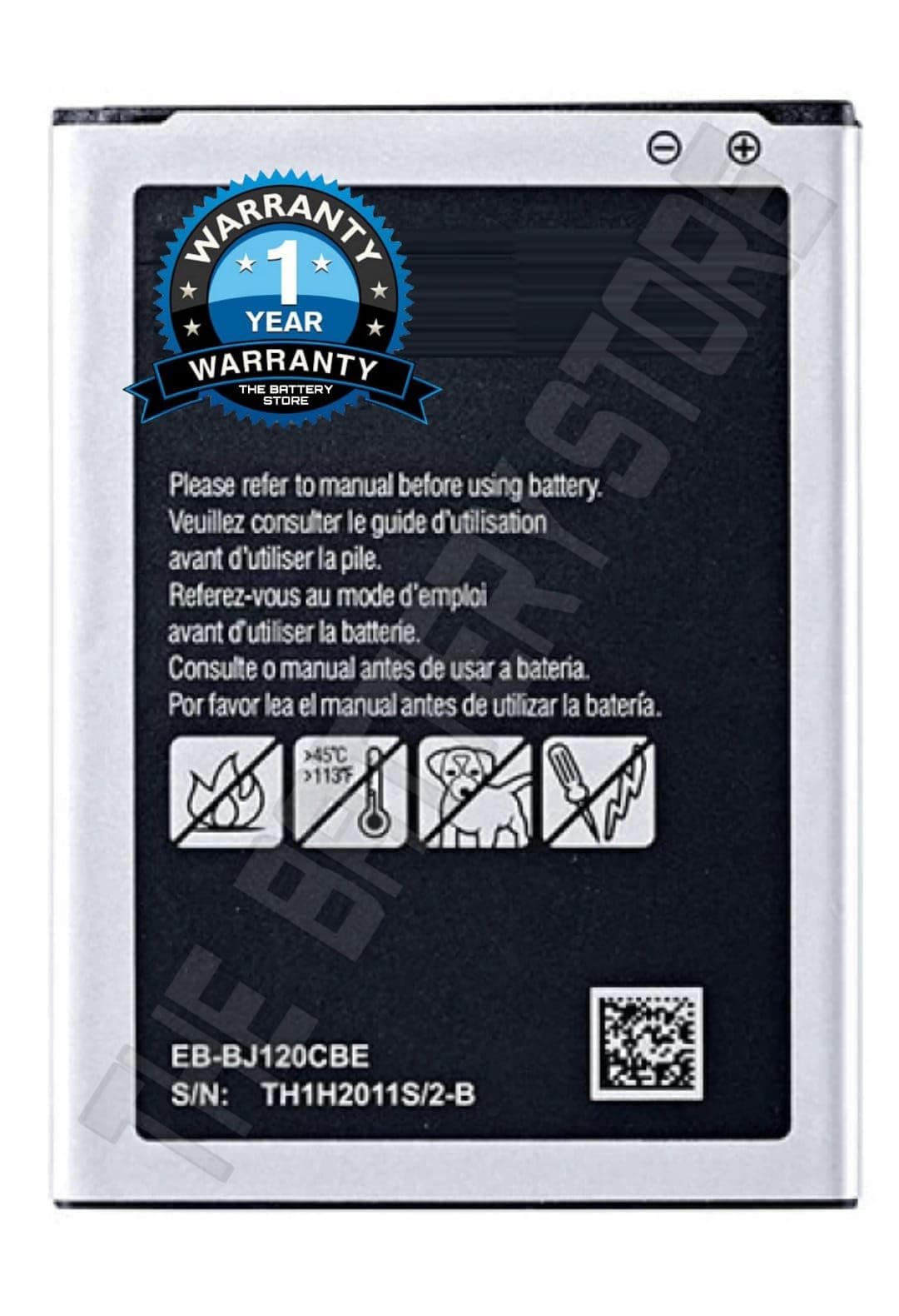 THE BATTERY STORE® Original EB-BJ120CBE Battery for Samsung Galaxy J1 4G / J120 / Z4 Battery with 1 Year warrranty****(GG76)