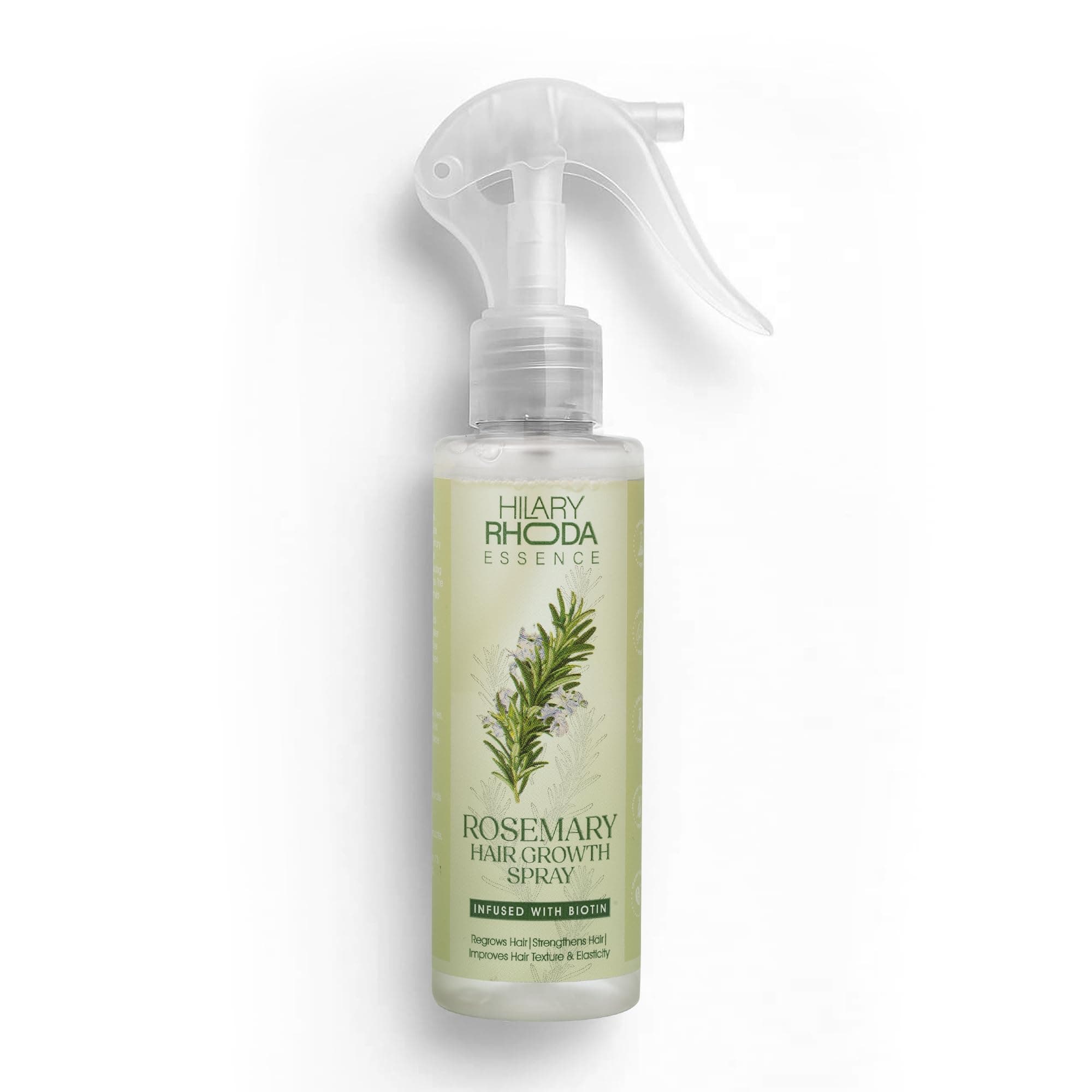 Hilary Rhoda Rosemary Hair Growth Spray | 100% Natural & Hair Thickening Spray | Infused with Biotin | Easy to Use | Improves Texture & Elasticity | Strengthen Hair & Mess-free | For All Hair Types - 100ml
