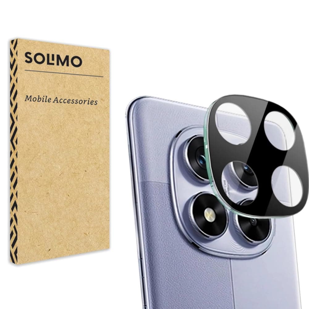 Amazon Brand - Solimo Camera Lens Protector for Redmi Note 14 Pro Plus (9H Hardness.Scratch Resistance) with Free Installation Kit