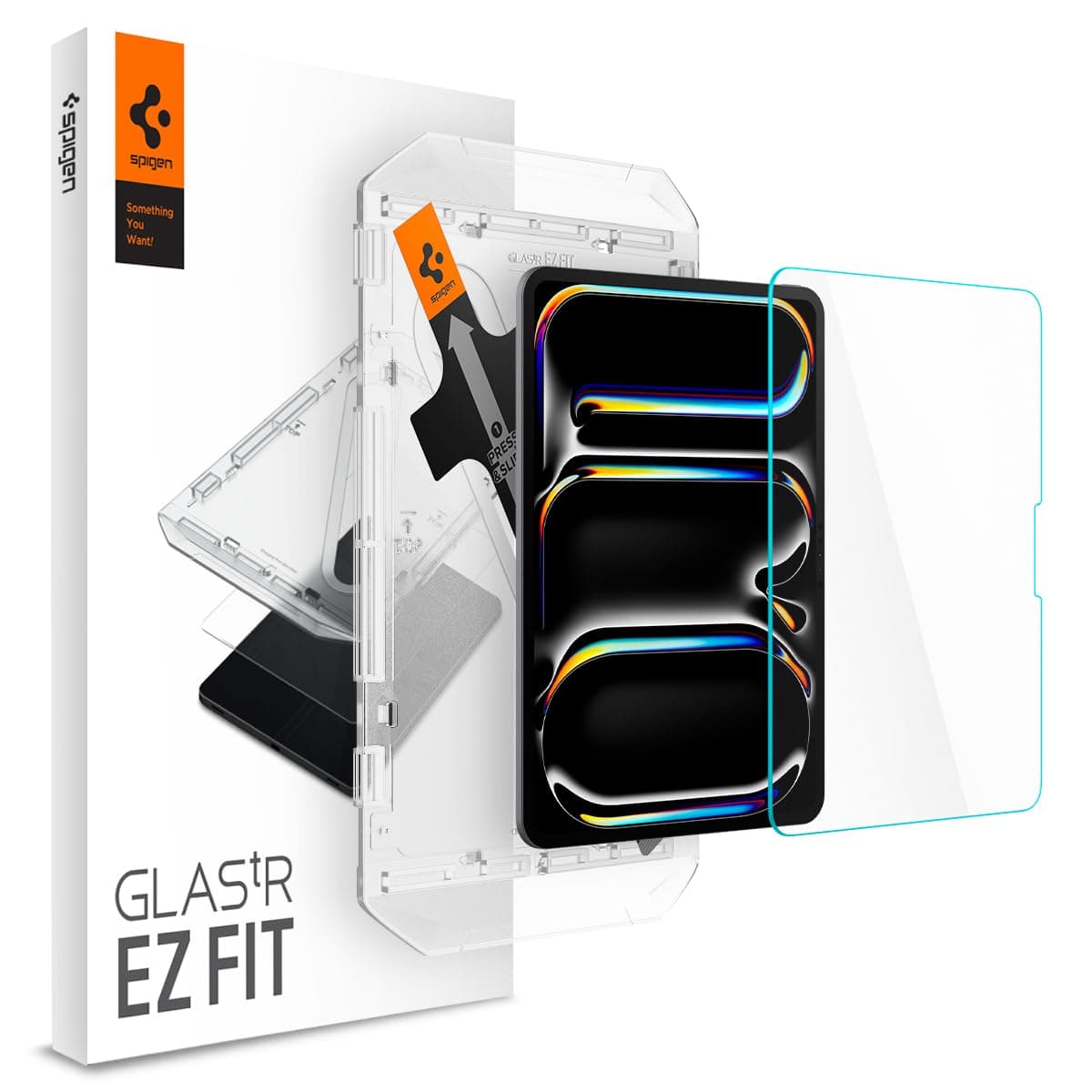 Spigen EZ Fit Tempered Glass Screen Guard Protector For iPad Pro M5 11 inch (2025), iPad Pro M4 11 inch (2024) - 1 Pack