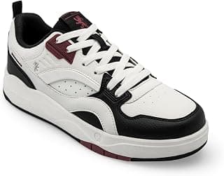 Red Tape Low Cut Sneaker for Men in White Black | Sneaker | White Black | 8 UK