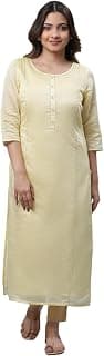 Aurelia Women's Viscose Blend Regular Fit Casual Work Utility Apron Regular Kurta