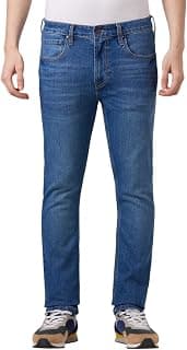 Pepe Jeans Men's Slim Fit Jeans | Mid Rise | Stretchable Fabric | Jeans for Men | Available in Plus Size