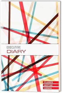 amazon basics All In One Undated Planner | Diary & Organizer | For Office Going Men & Women | Goal Setting, Time & Project Management (White)