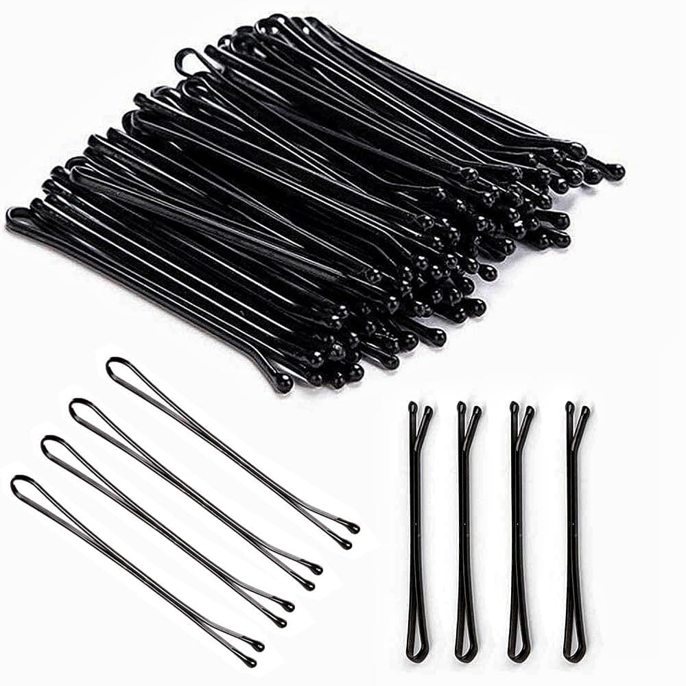 ANNACREATIONS 32 Pcs Black Color One Character Girl's Clip For Broken Hair Stylish Hairpins For Women and Girls (Black)