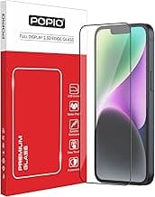POPIO Military-Grade Gorilla Tempered Glass For iPhone 13/13 Pro / 14 / 16e / 17e | 9H Hardness, Edge-to-Edge, Bubble-Free