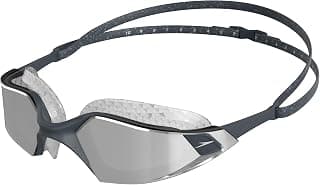 Speedo Unisex Adult Aquapulse Pro Mirror Lens Swim Goggles - Black & Gold
