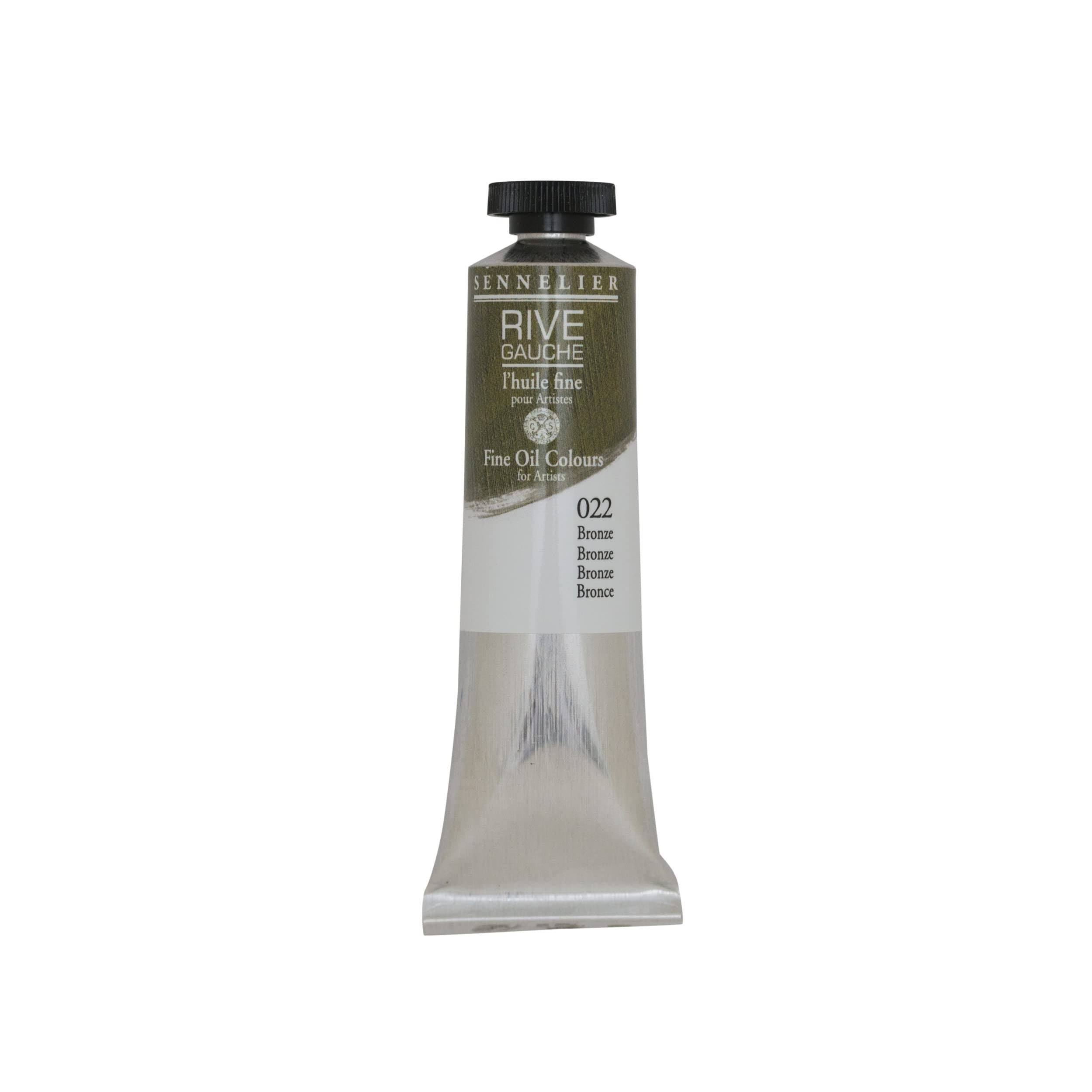 Sennelier Rive Gauche Artist Oil Color 40 ml Bronze |Ideal for primed canvas, paper or panels with brushes, painting knives,Linseed Oil,solvents and texture mediums.