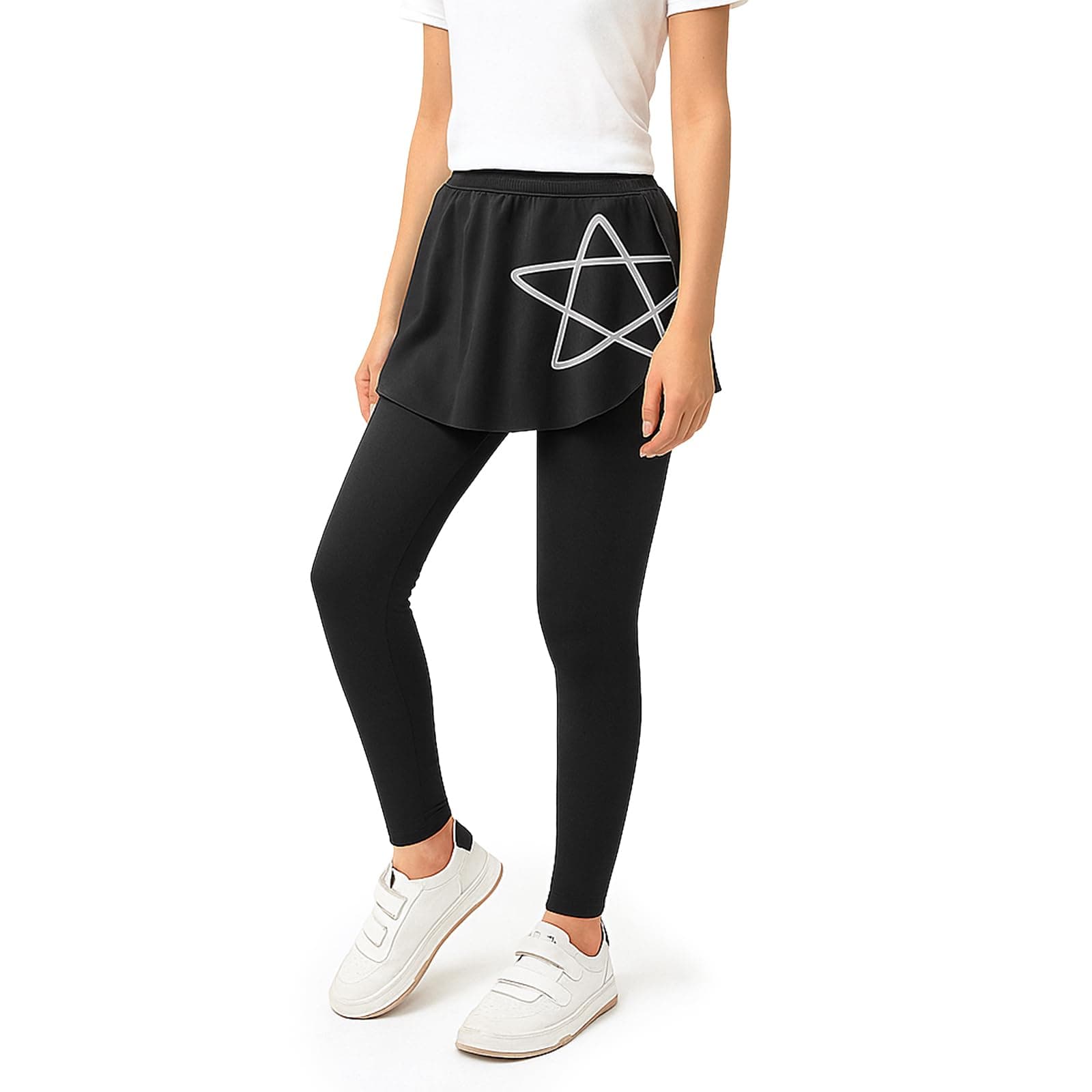 YouGotPlanB Skeggings for Girls | Pack of 1 | 2-in-1 Skirt with Attached Leggings | Cotton | Ages 4-16 Years | Comfort fit | Ideal for Sports & Play