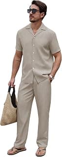 TAGDO Men's Cotton Night Suit Pajama Sets | Night Pants for Man | Co-ord Set for Men |Modern Loungewear (2058)
