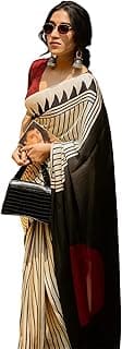 Yashika Women Malgudi Silk Ajrak Printed Saree |saree for Women | Saree | New Sari | Latest Saree