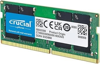 Crucial RAM 8GB DDR4 3200MHz CL22 (or 2933MHz or 2666MHz) Laptop Memory CT8G4SFRA32A