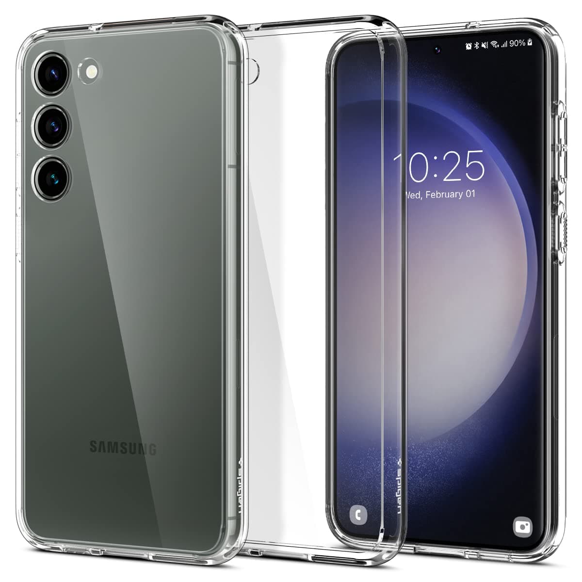 Spigen Ultra Hybrid | Samsung Galaxy S23+ Case [Transparent] [Air Cushion Protection] Galaxy S23 Plus Back Cover | TPU+PC - Crystal Clear