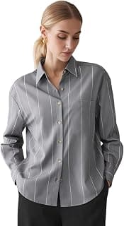 Leriya Fashion Shirt for Women | Shirt for Woman | Korean Style Full Sleeve Oversized Button Down Shirt’s | Tops for Women | Plus Size Workwear Top for Office & Casual Wear