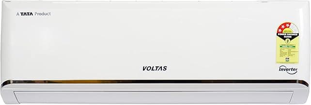 Voltas 1.5 Ton 3 Star Inverter Split AC (Copper, 4-in-1 Adjustable Mode, Anti-dust Filter, 2024 Model, ‎183V VECTRA ZEN SILVER, White)