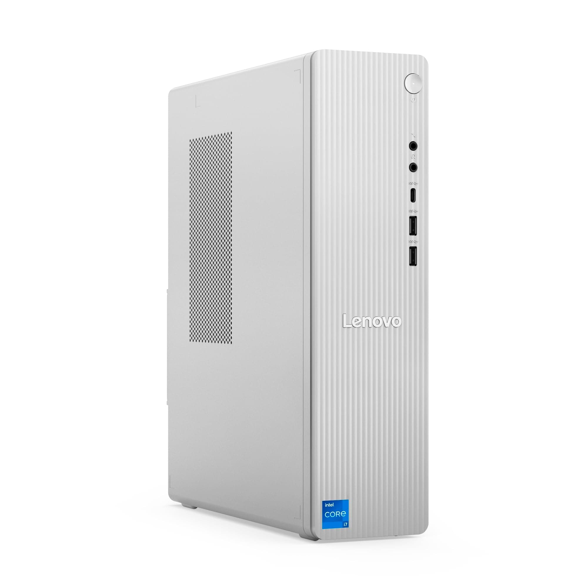 Lenovo IdeaCentre Tower 13th Gen Core i5-13420H (8GB RAM/512GB SSD/Integrated Intel UHD Graphics/Windows 11/Microsoft 365 Basic + Office Home 2024/USB Calliope Keyboard & Mouse/Grey)