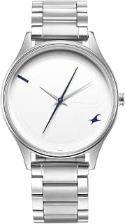 Fastrack Fastrack Stunners Quartz Analog White Dial Silver Metal Strap Watch for Guys - NT3290SM01​
