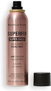Makeup Revolution London Makeup Fixing Spray,(Super Fix Misting Spray) Professional Makeup Fixer Spray for Face makeup|With Aloe Vera and Vitamin-E|Light weight, quick dry makeup Setting spray-150 ml