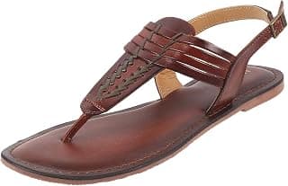 Metro Women Synthetic Leather Flat Sandal