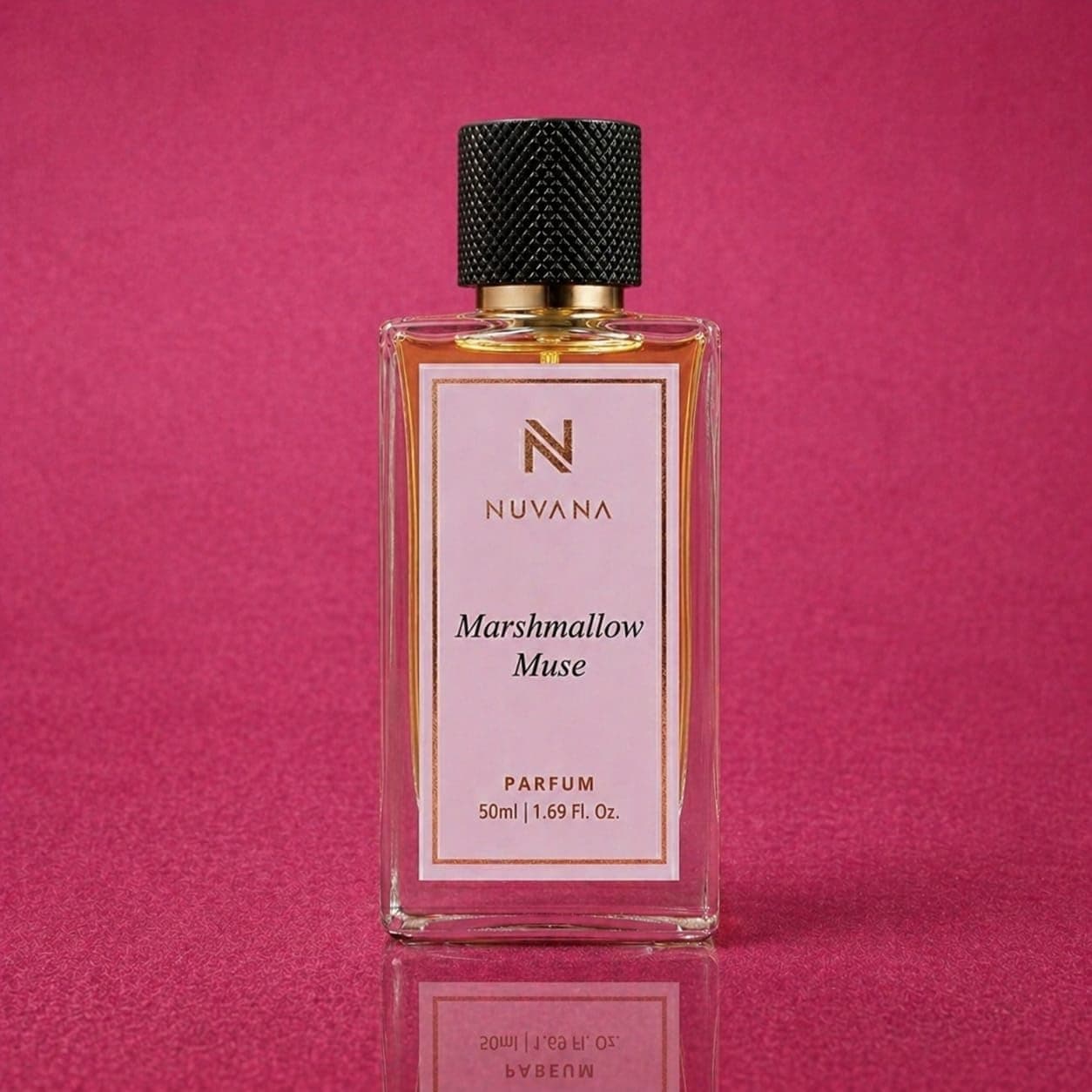 Nuvana Marshmallow Muse Parfum for Women | Sweet Gourmand Vanilla Fragrance | Long Lasting Luxury Perfume | Premium Floral Fruity Scent for Daily Wear, Date Nights & Special Occasions | 50ml