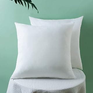 HFI Urban Arts Polyester Microfiber Cushion Fillers - Pack of 2 Pcs | 12 x 12 Inches | White | Car Cushions, Small Cushion, Sofa Pillow,Cushion,Cushions for Sofa,Sofa Pillow,Cushions for Bed