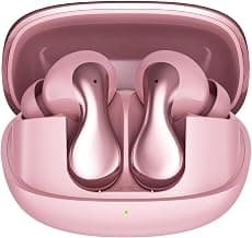 inear Launch Juke Buds Pro3 TWS Wireless Earbuds with 10mm Drivers, 60H Playback, 42dB ANC, 3D Spatial Audio, 47ms Low Latency, Dual Device Connectivity, Bluetooth Earbuds | Pink
