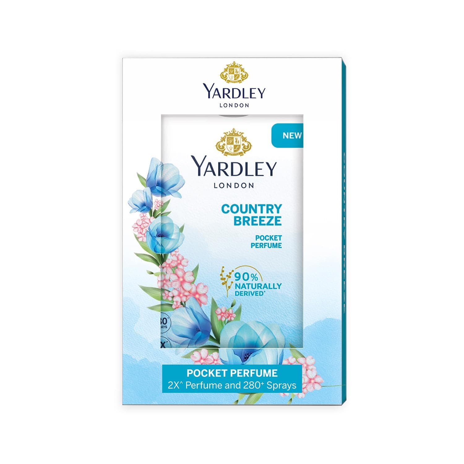 Yardley London Country Breeze Compact Perfume for Women, 18ml