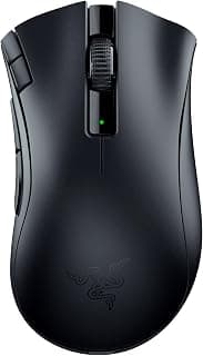 Razer DeathAdder V2 X HyperSpeed: Award-Winning Ergonomic Design - Ultra-Fast Wireless - 235hr Battery Life - 7 Programmable Buttons - Gen 2 Mechanical Switches - 5G 14K DPI Optical Sensor | Ultra-Fast HyperSpeed Wireless, 235hr Battery Life, 7 Programmable Buttons, Gen 2 Mechanical Switches, 14K DPI Optical Sensor
