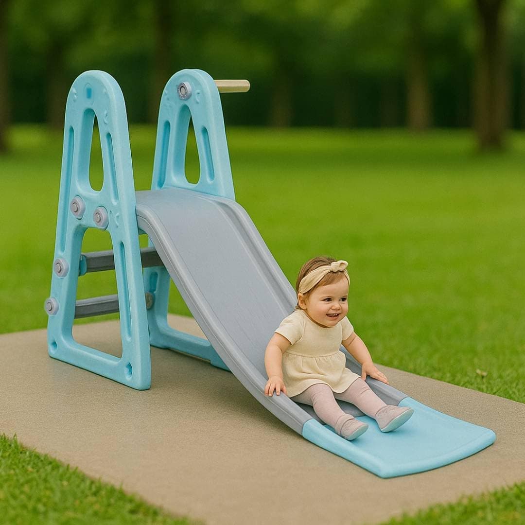 Her Home Garden Slide for Kids - Playgro Super Prime Slider with Extended Buffer -for Boys and Girls Perfect Slides/Toys for Home, Indoor or Outdoor 1 to 5 Years - L140xB62xH85cms (Super Slider)