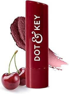 Dot & Key Barrier Repair Hydrating Lip Balm SPF 50 | Cherry Crimson | Repairs Damaged Lip Barrier | High Tinted | 4.5 gm