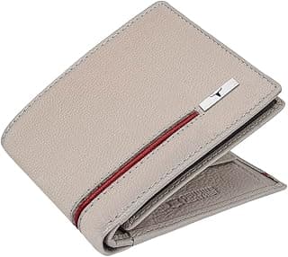 URBAN FOREST Stag Sand/Red Leather Wallet for Men